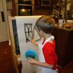 painting with kool aid & kitchen bench 004